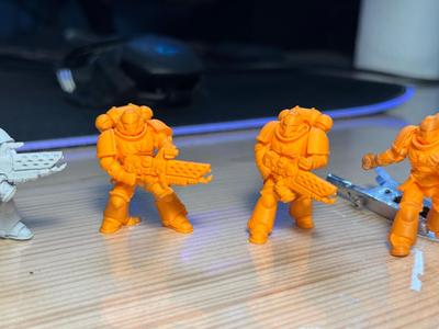 Infernus Space Marines with flamethrower Warhammer
