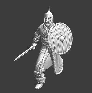 Medieval Baltic Warrior – running