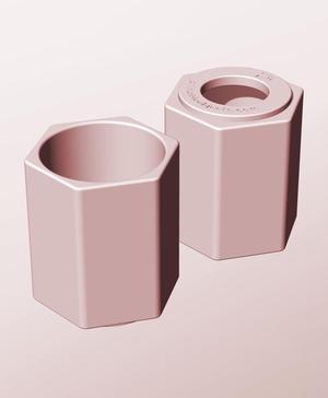 CH68-90-P Stacking pierced component box bin for makers