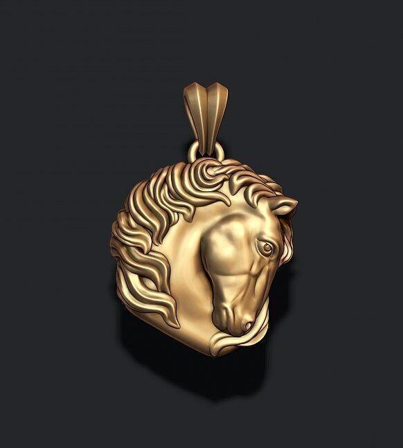 Horse head pendant
