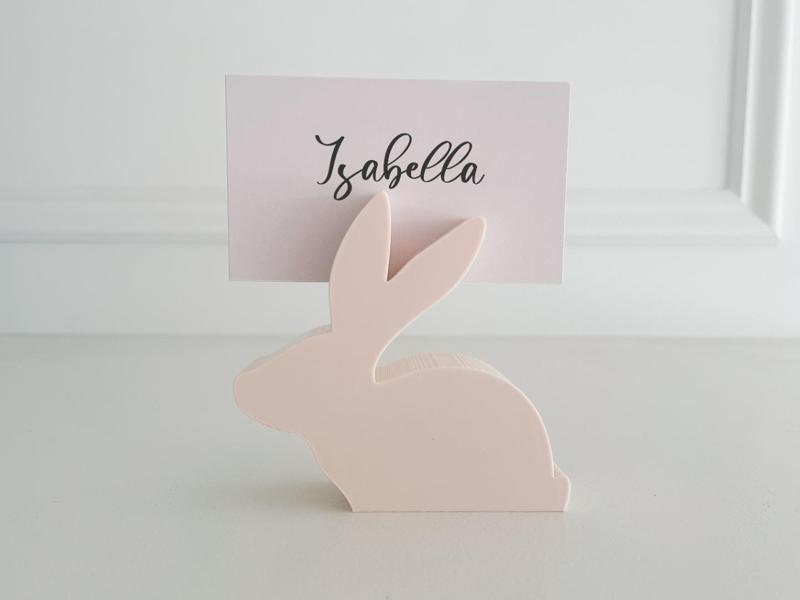 Easter Bunny Name Place Card Holder