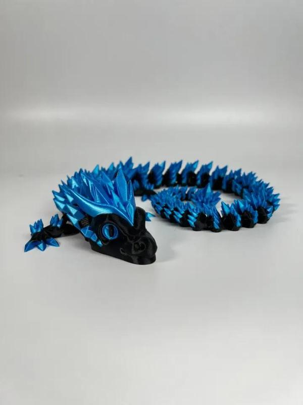 Articulated Crystal Dragon by Saber3D