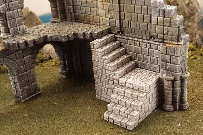 Ulvheim B3 – Stairs for the ruins