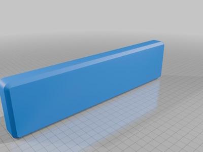 Parametric toolbox inlay blank (solidworks)