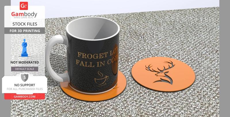 3D-Printable Mug Rug