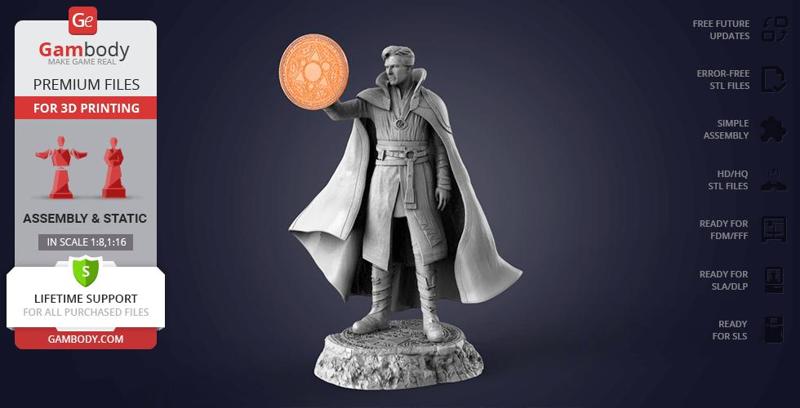 Dr Strange 3D Printing Figurine | Assembly