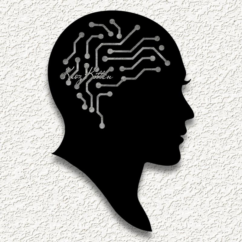 female brain circ wall art home decortl