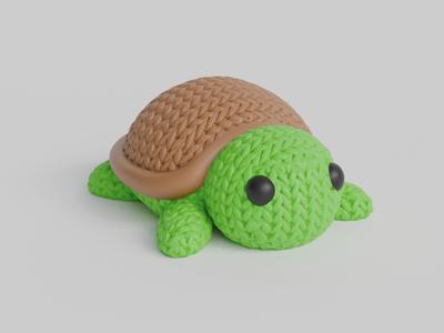 Knitted Turtle