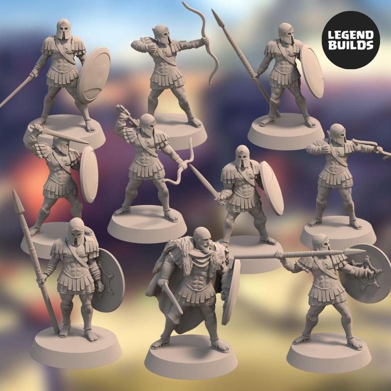 Realm of Eros Army Bundle (10 miniatures)- 3D Printable Miniatures – STL file