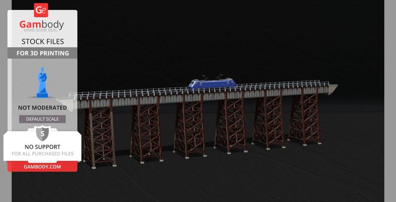 Polvorilla Viaduct Model Bridge for HO Scale Trains