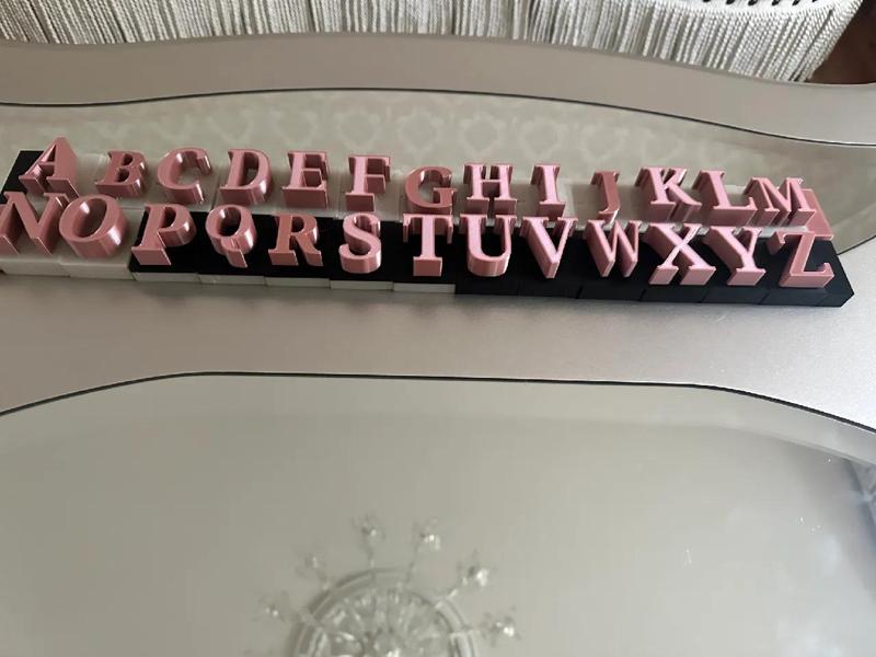 Alphabet connecting blocks