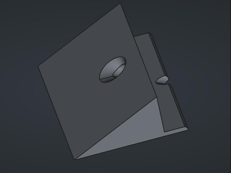 Furnite chest angle bracket fastener