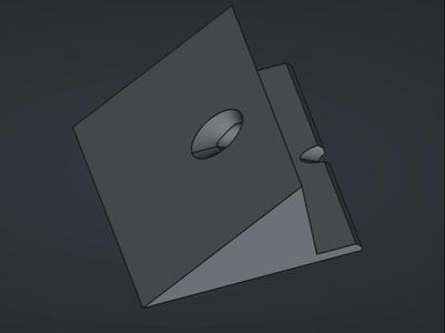 Furnite chest angle bracket fastener