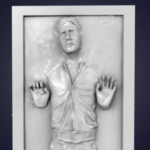 Han Solo in Carbonite 3D Printing Miniature | Assembly