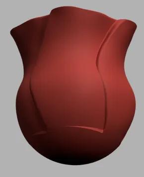 Bottom for Spiral Vase Rose