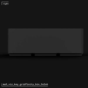 grandMA3 Viz Key Gridfinity Bin 3x2x6