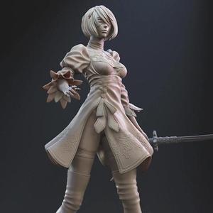 NieR: Automata 2B 3D Printing Figurine | Assembly