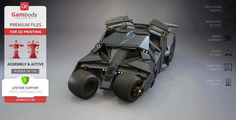 The Tumbler 3D Printing Model | Assembly + Active