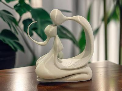 Abstract Sculpture “Lovers”