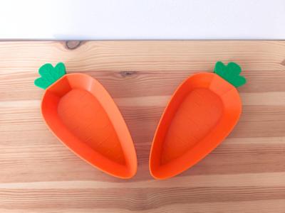 Carrot shaped Easter Bowl for snacks, candy, etc