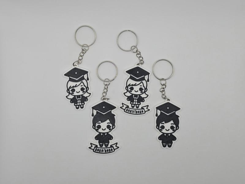 Graduated Boy/Girl Keychain (Customizable)