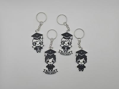 Graduated Boy/Girl Keychain (Customizable)