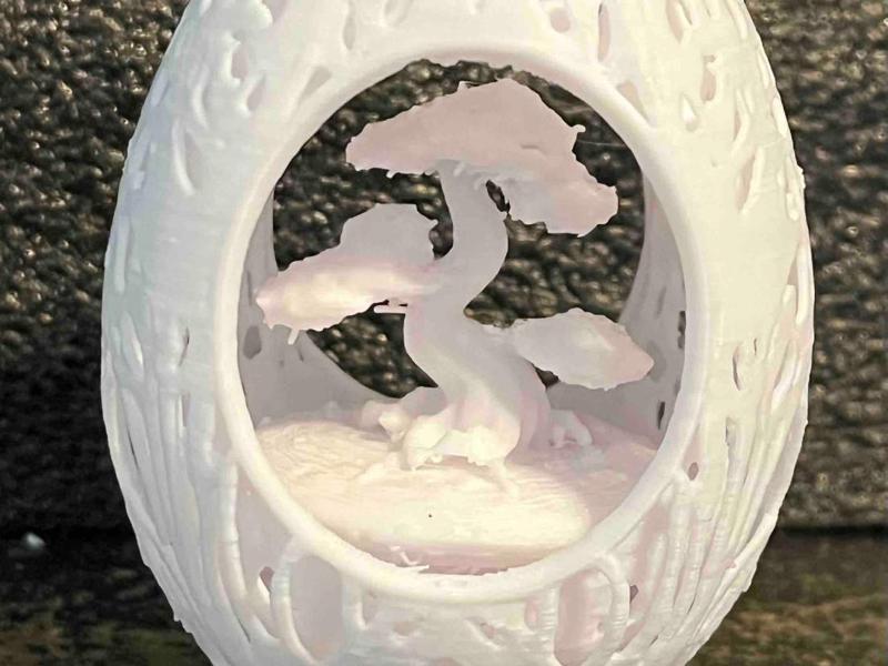 Bonsai Easter Egg