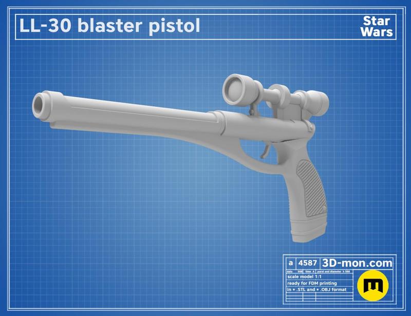 LL-30 Cad Bane Blaster