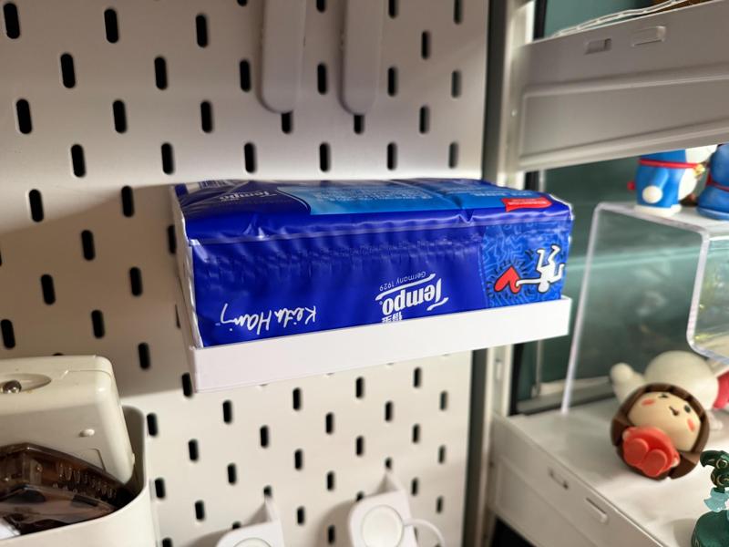 Improved IKEA Skadis Pegboard Paper Towel Holder