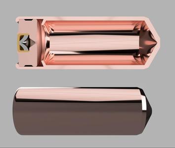 13mm Gyrojet Wadcutter Dummy Cartridge