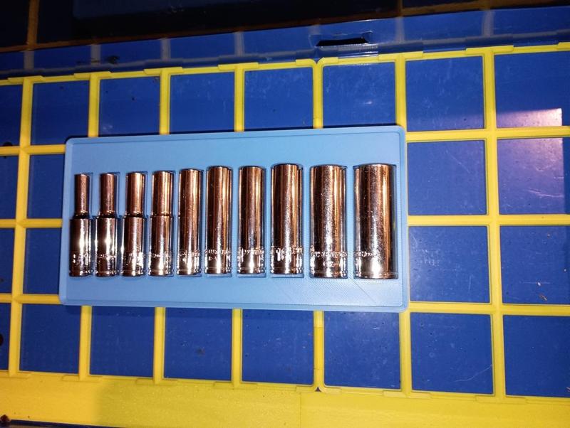 Pittsburgh 1/4 Deep Wall Socket Set