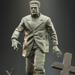 Frankenstein’s Monster STL files for 3D Printing | Assembly Model