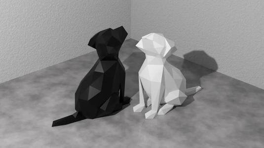 Low Poly Puppy Dog