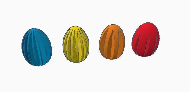 Simple easter egg vase mode