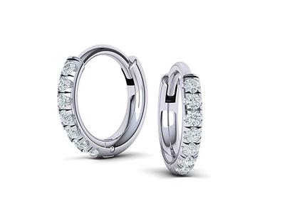 Hoop earrings 3dmodel printable