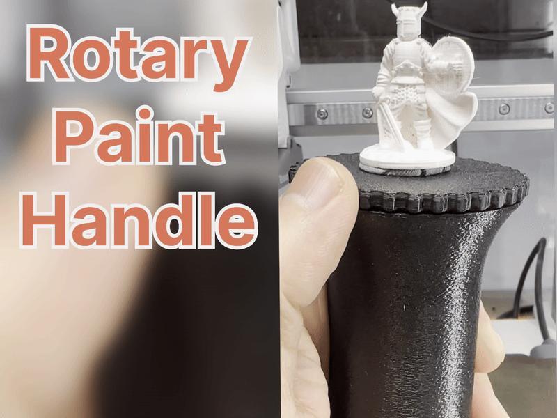 Rotary Paint Handle for Miniatures