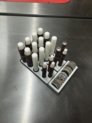 Dremel Sanding Belt and Disc Organizer for Gridfinity