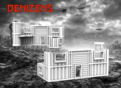Denizens 8mm Pocket Wargame Large Building No6 – Wargames