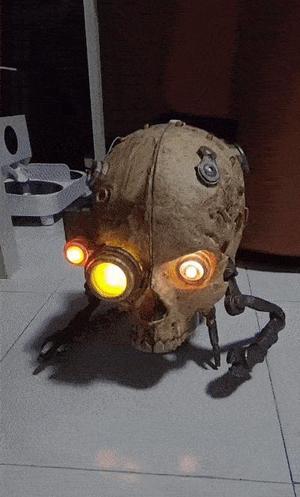 Servitor Skull / Security Camera Servitor Skull