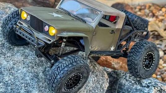 SCX24 NUKIZER FLAT FENDER WITH STANDARD BED AND TRUGGY BED