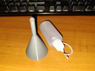 7mm funnel for small lubricant bottle on temu