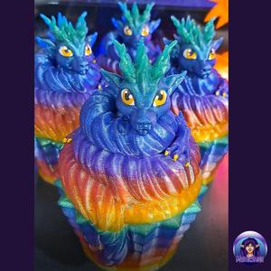 Cupcake Dragon – Piggy Bank – No Supports Needed!