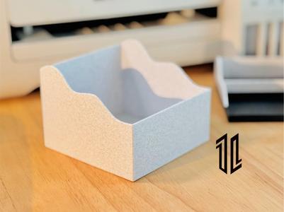Single-compartment desktop storage box/organizer