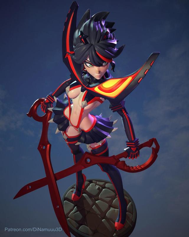 Ryuko Matoi Senketsu SFW and NSFW