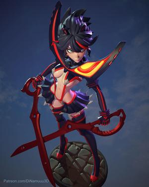 Ryuko Matoi Senketsu SFW and NSFW