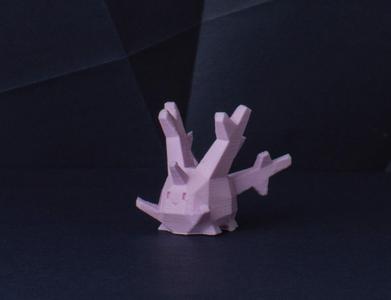 Corsola Low Poly