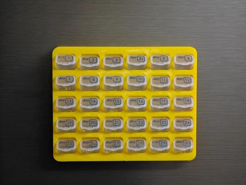 Refrigerator Magnetic Medicine Box, Upcycled from an Old Medicine Box