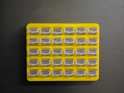 Refrigerator Magnetic Medicine Box, Upcycled from an Old Medicine Box