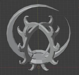 Celestial-exchanger character stand