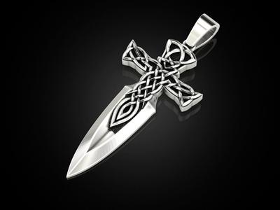 Celtic cross sword